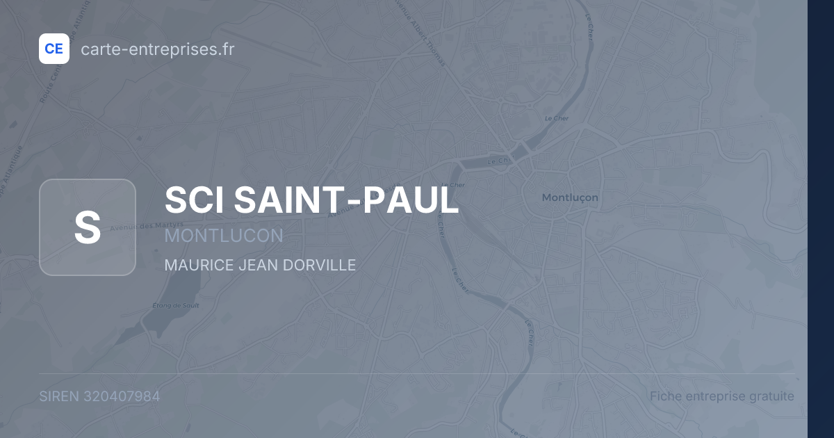 SCI SAINT-PAUL — 320407984 — fiche entreprise
