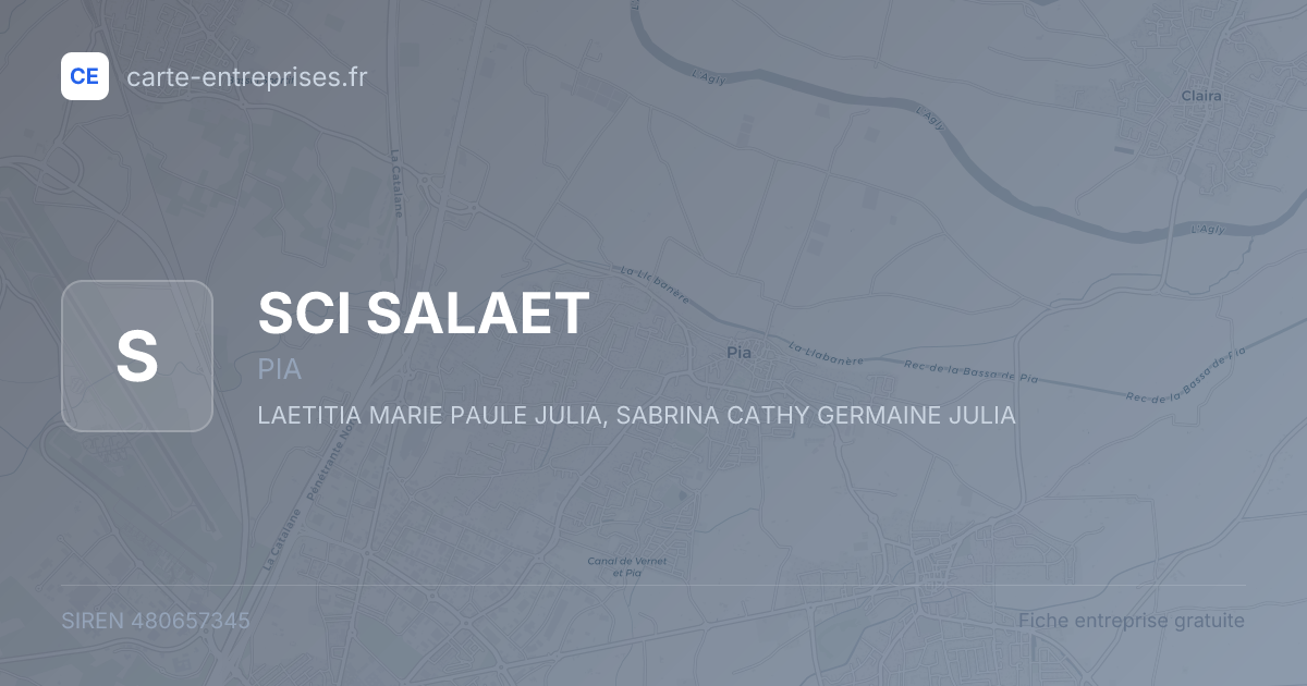 SCI SALAET — 480657345 — fiche entreprise