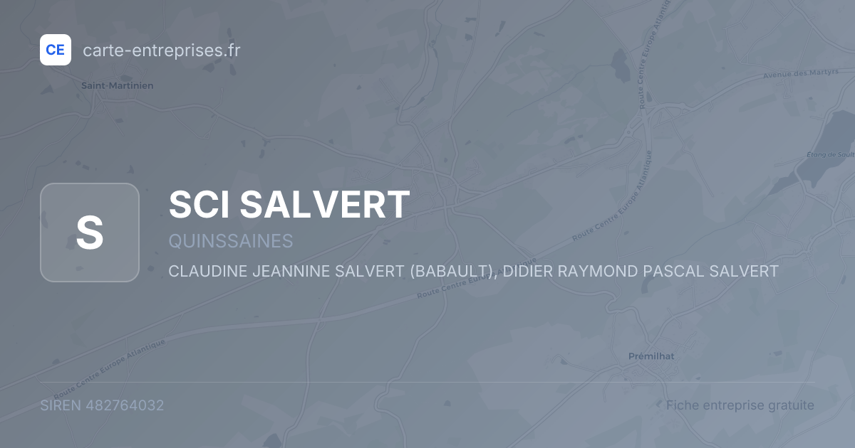 SCI SALVERT — 482764032 — fiche entreprise