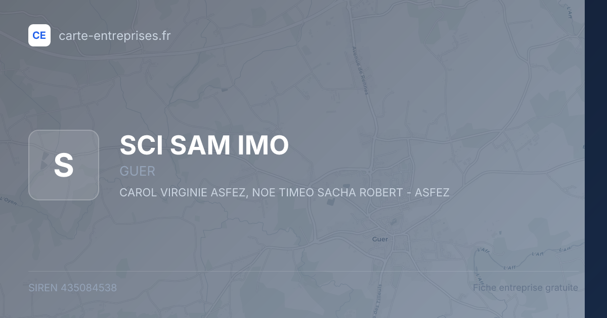 SCI SAM IMO — 435084538 — fiche entreprise