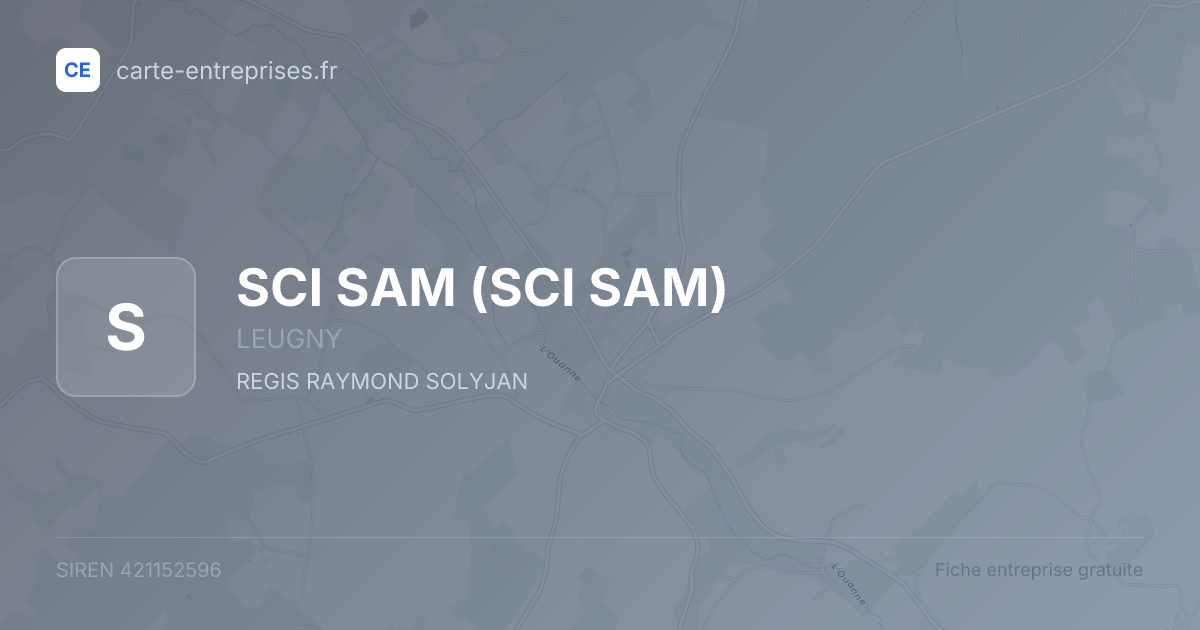 SCI SAM — 421152596 — fiche entreprise