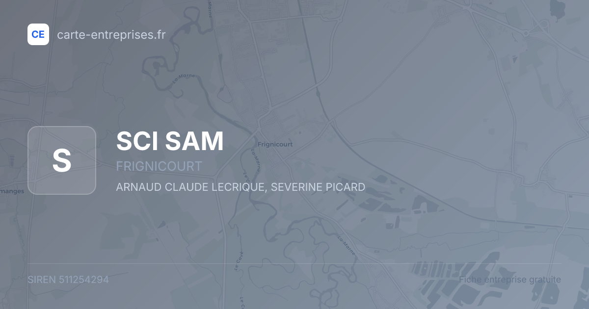 SCI SAM — 511254294 — fiche entreprise
