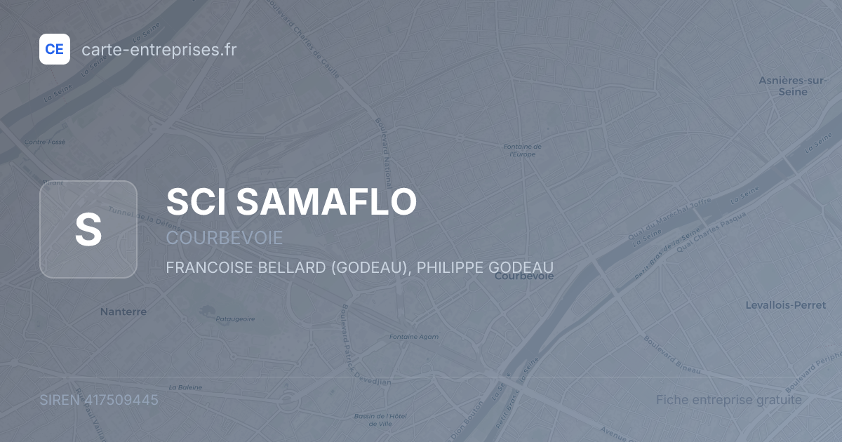 SCI SAMAFLO — 417509445 — fiche entreprise