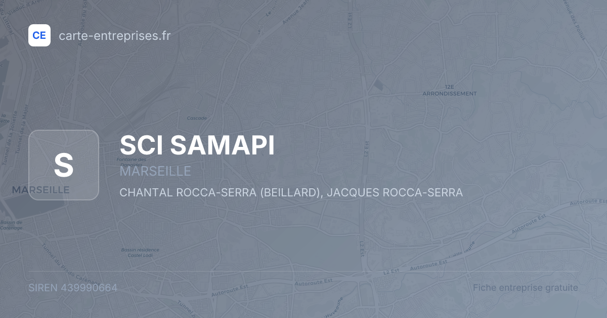 SCI SAMAPI — 439990664 — fiche entreprise