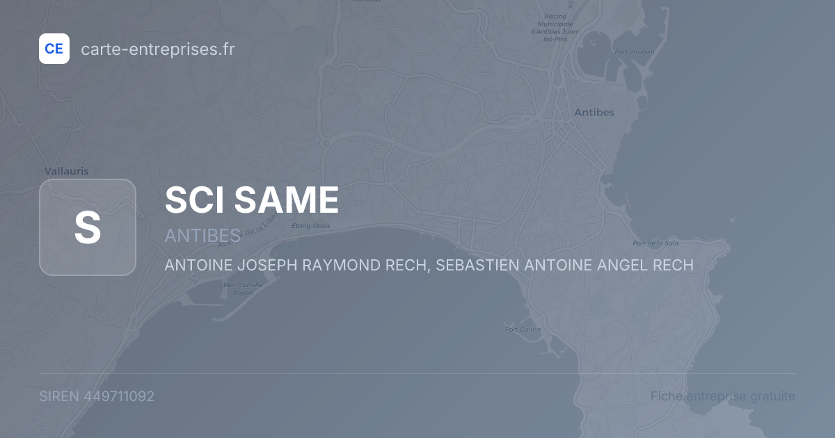 SCI SAME — 449711092 — fiche entreprise