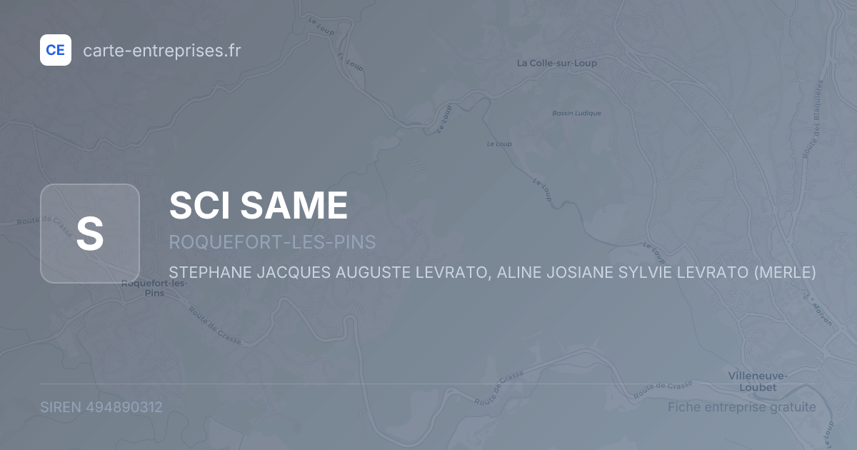 SCI SAME — 494890312 — fiche entreprise