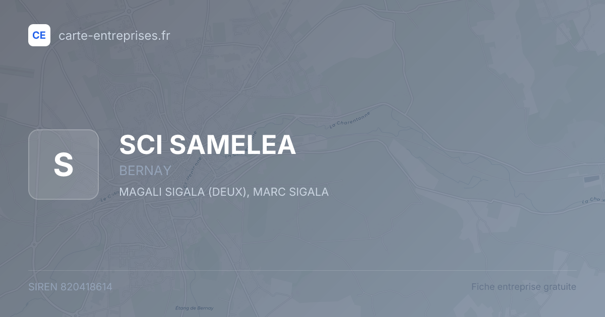 SCI SAMELEA — 820418614 — fiche entreprise