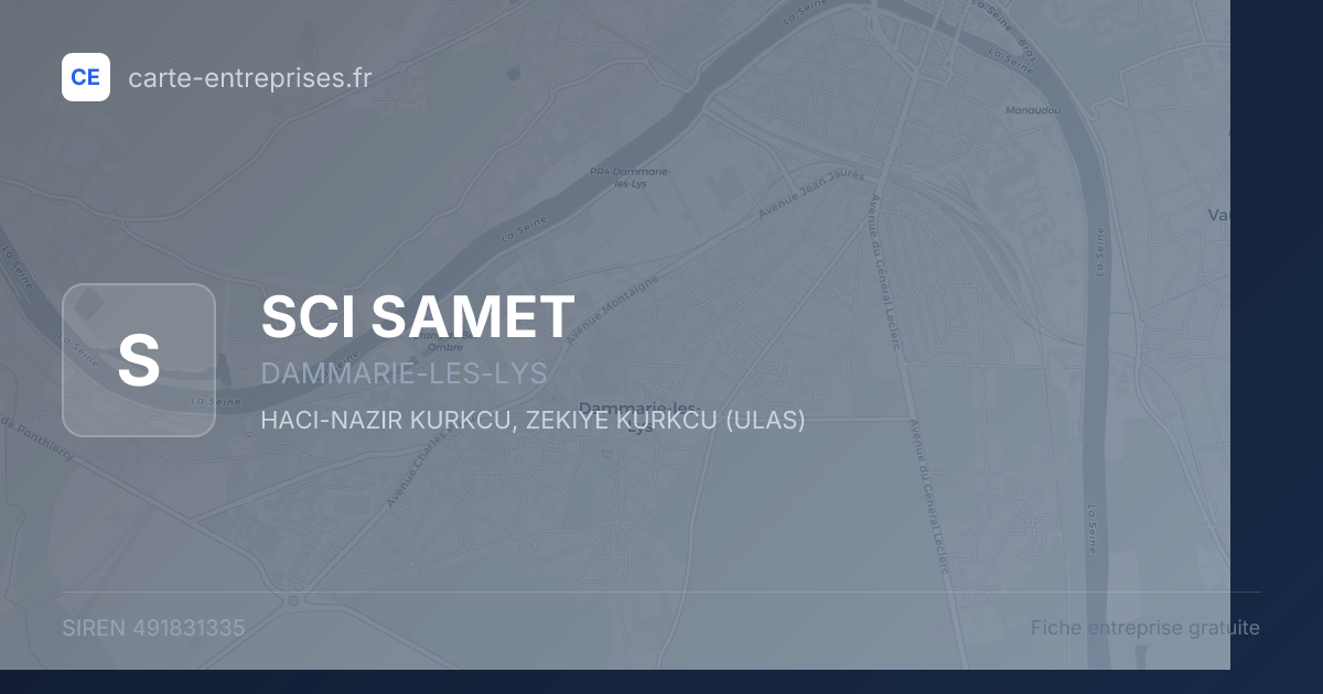 SCI SAMET — 491831335 — fiche entreprise