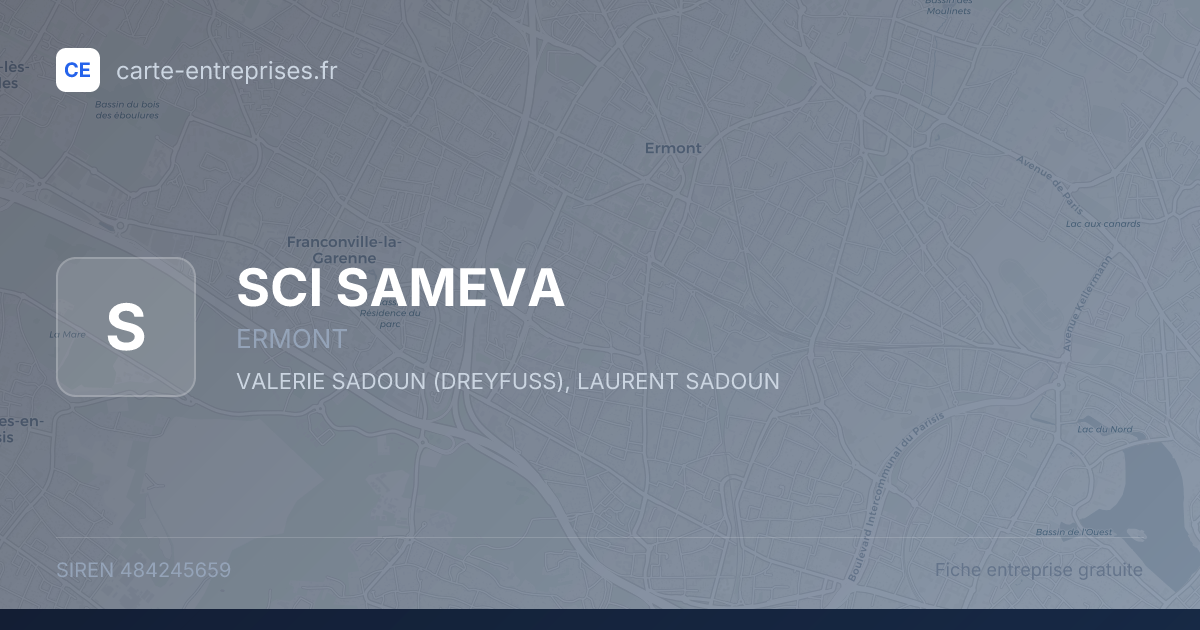 SCI SAMEVA — 484245659 — fiche entreprise