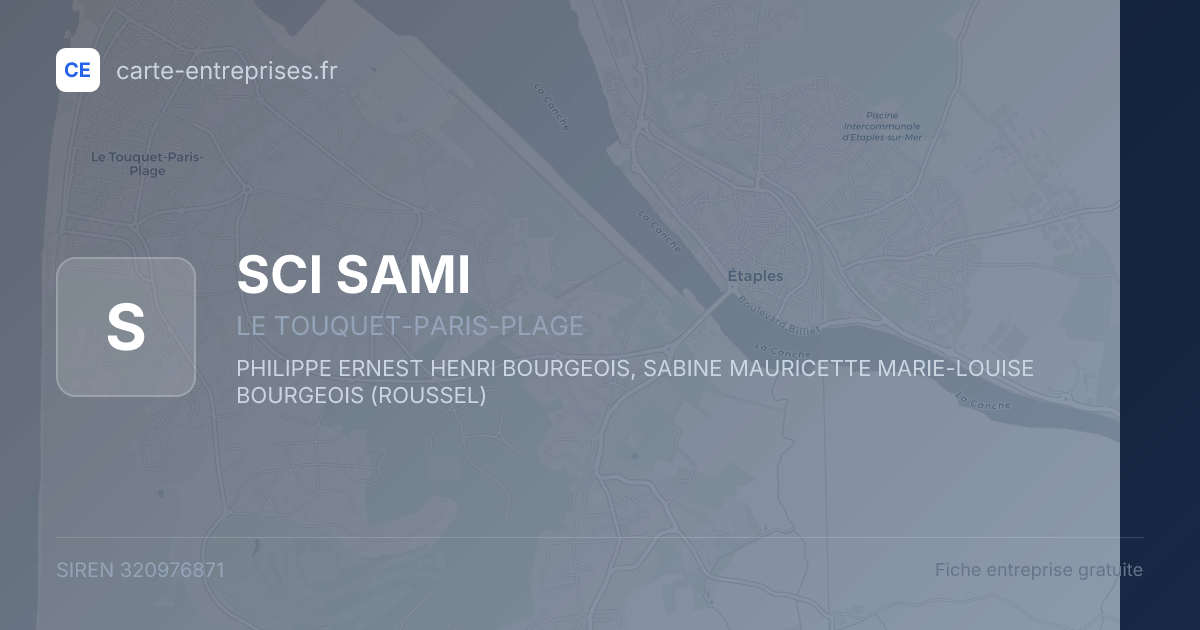 SCI SAMI — 320976871 — fiche entreprise
