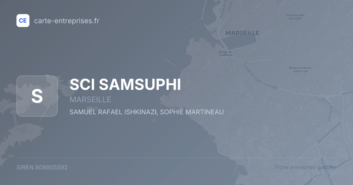 SCI SAMSUPHI — 808805592 — fiche entreprise
