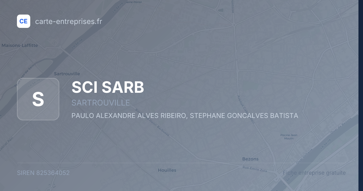 SCI SARB — 825364052 — fiche entreprise