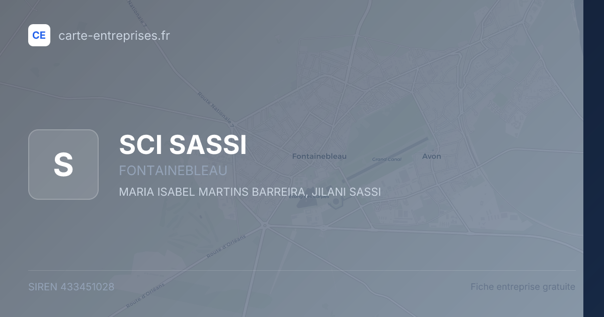 SCI SASSI — 433451028 — fiche entreprise