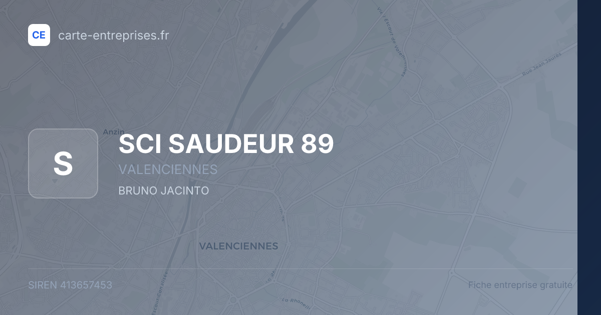 SCI SAUDEUR 89 — 413657453 — fiche entreprise