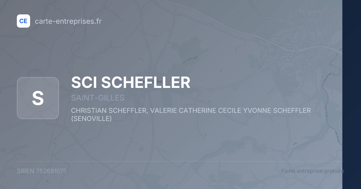 SCI SCHEFLLER — 752691071 — fiche entreprise
