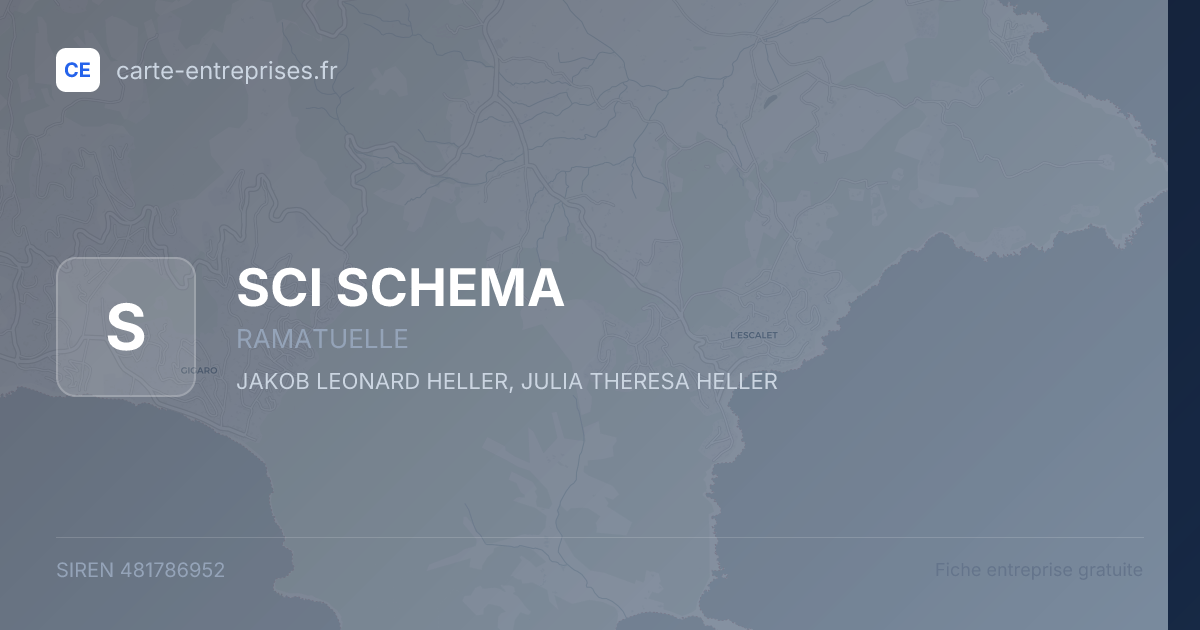 SCI SCHEMA — 481786952 — fiche entreprise