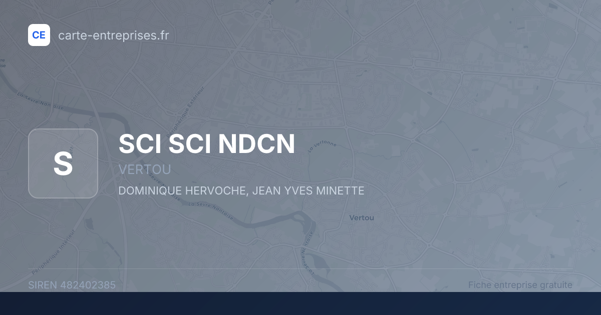 SCI SCI NDCN — 482402385 — fiche entreprise