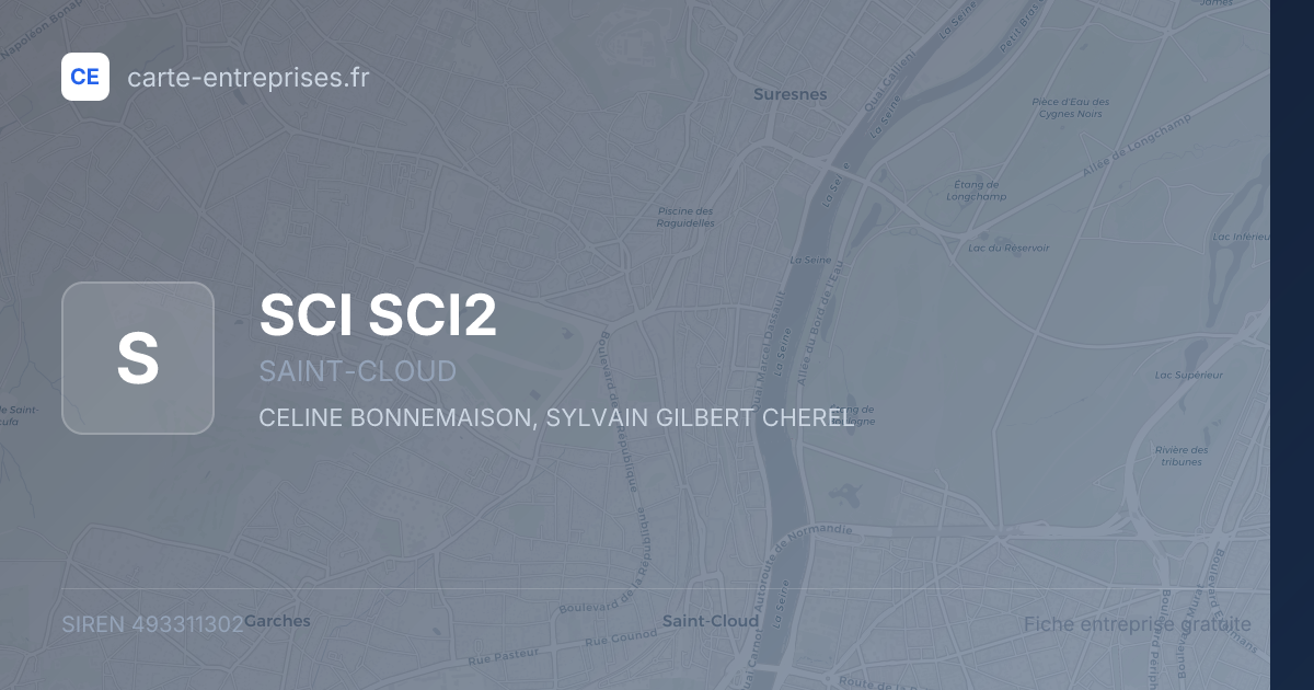 SCI SCI2 — 493311302 — fiche entreprise