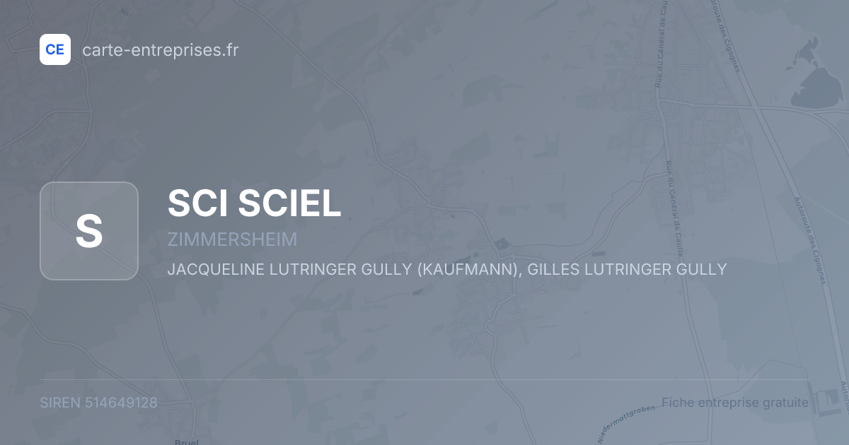 SCI SCIEL — 514649128 — fiche entreprise