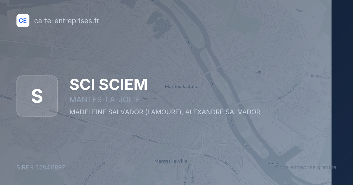SCI SCIEM — 328411897 — fiche entreprise