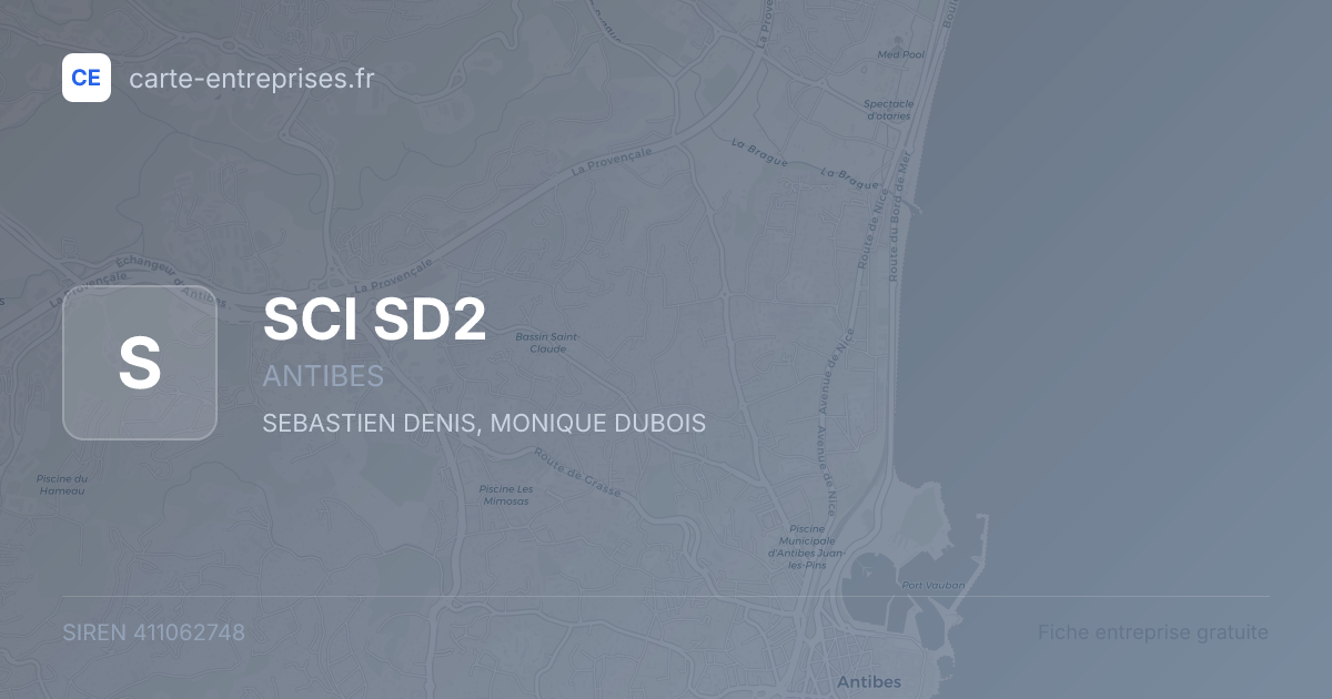 SCI SD2 — 411062748 — fiche entreprise