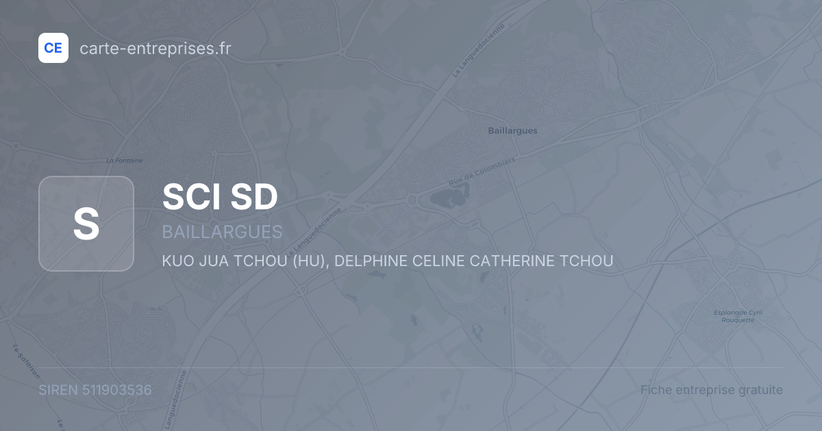 SCI SD — 511903536 — fiche entreprise