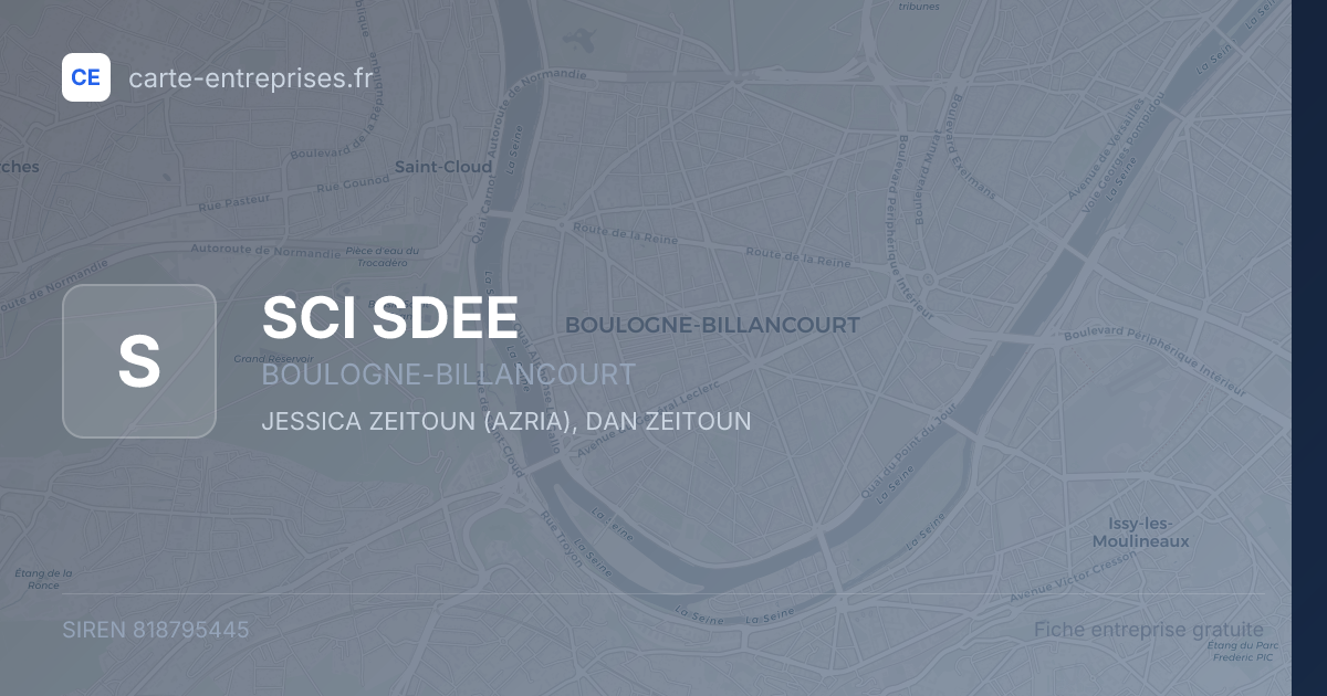 SCI SDEE — 818795445 — fiche entreprise