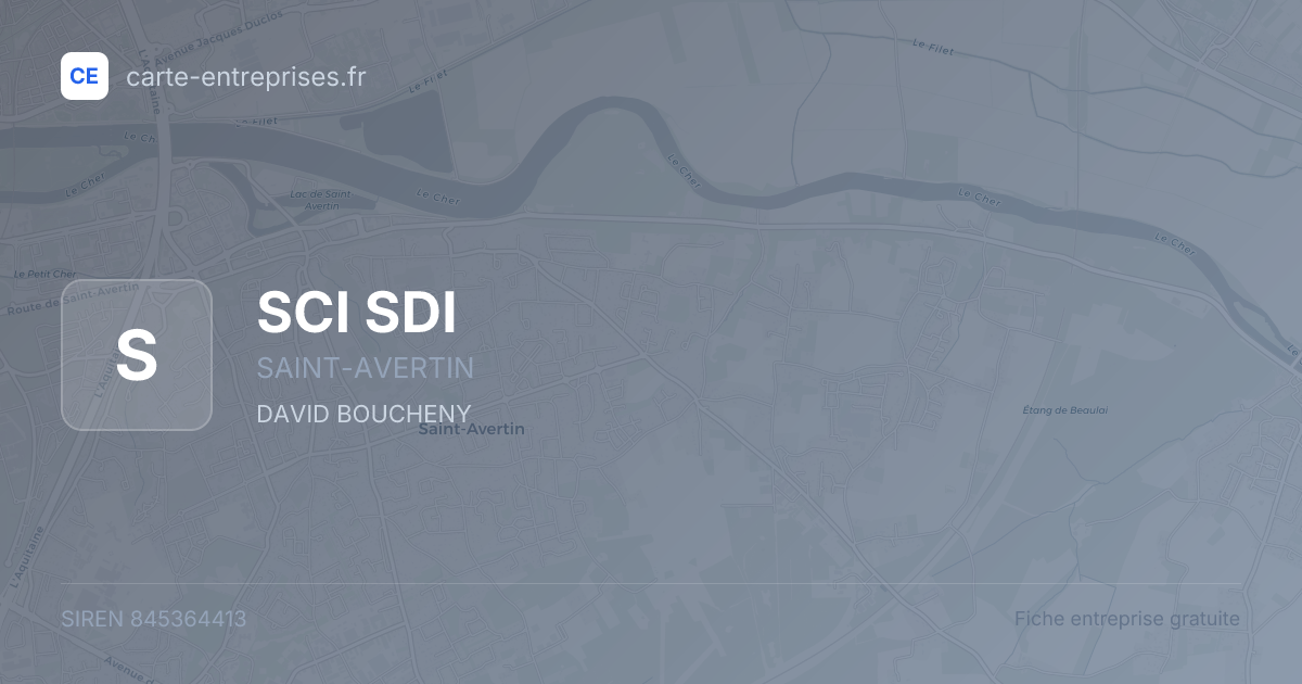 SCI SDI — 845364413 — fiche entreprise