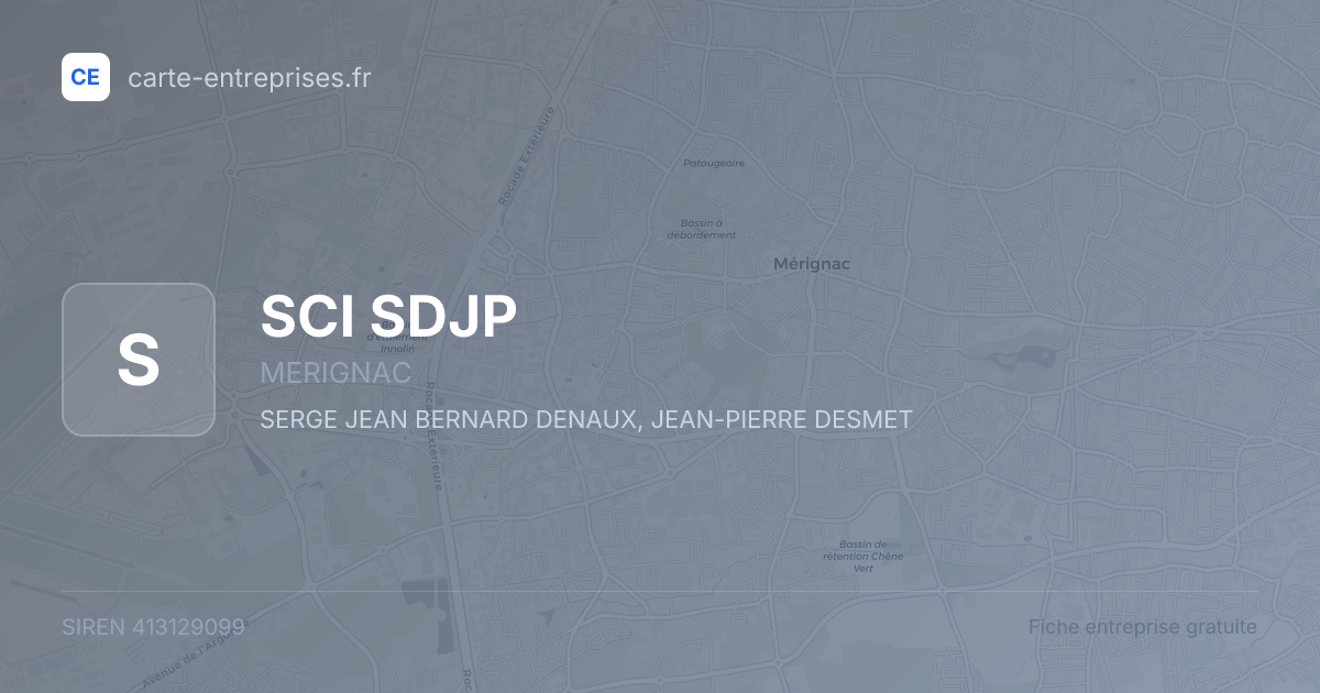SCI SDJP — 413129099 — fiche entreprise