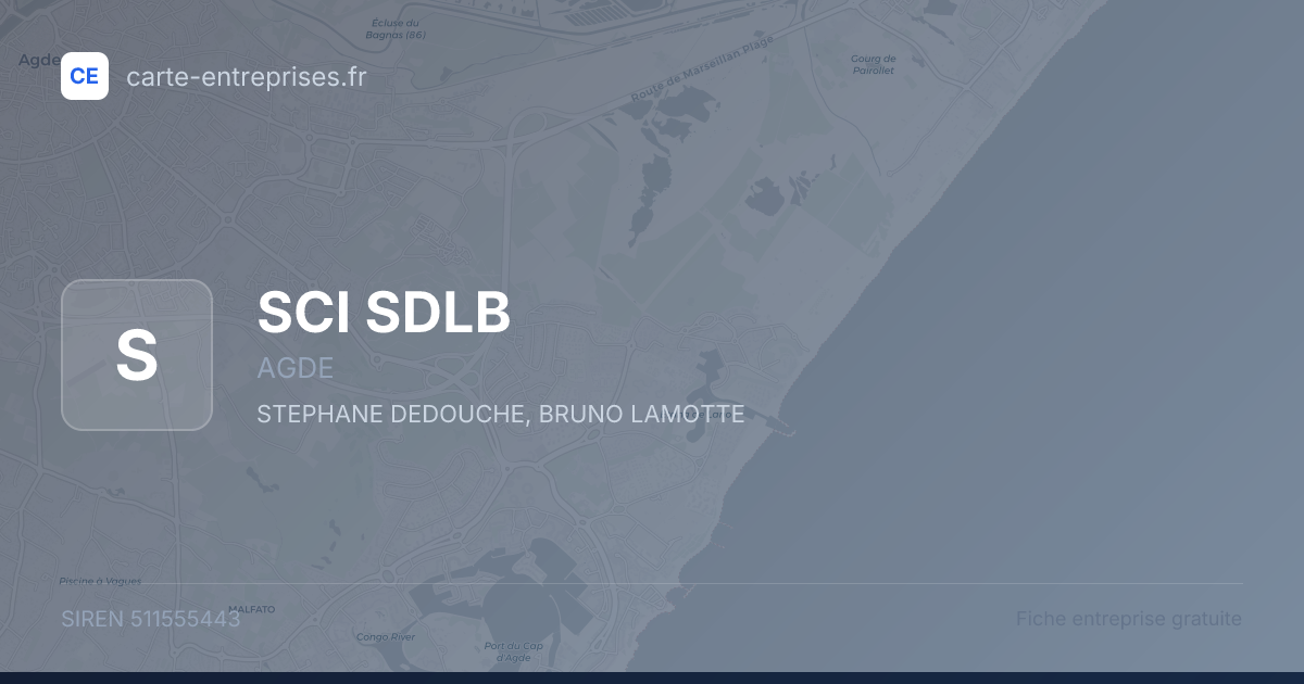 SCI SDLB — 511555443 — fiche entreprise