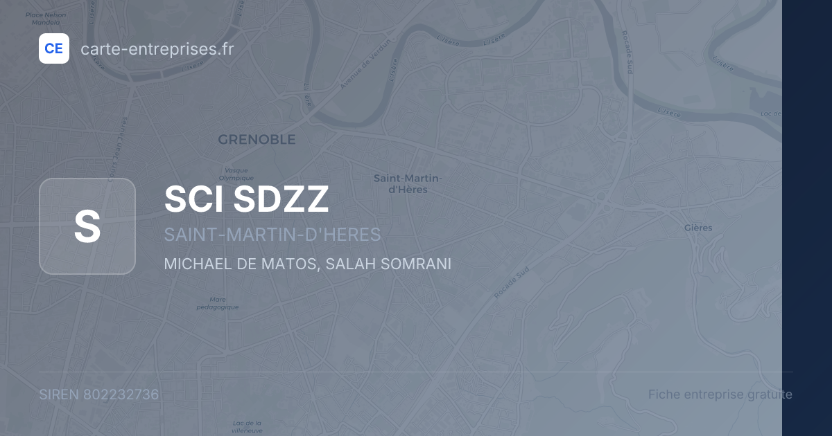 SCI SDZZ — 802232736 — fiche entreprise