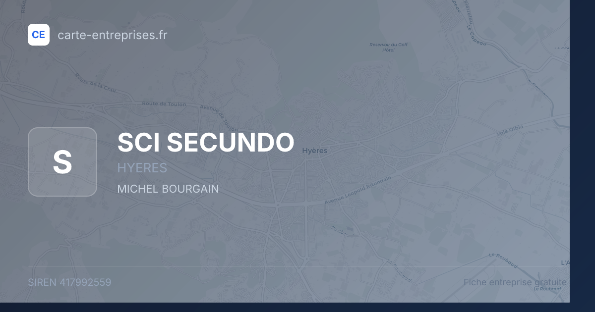 SCI SECUNDO — 417992559 — fiche entreprise