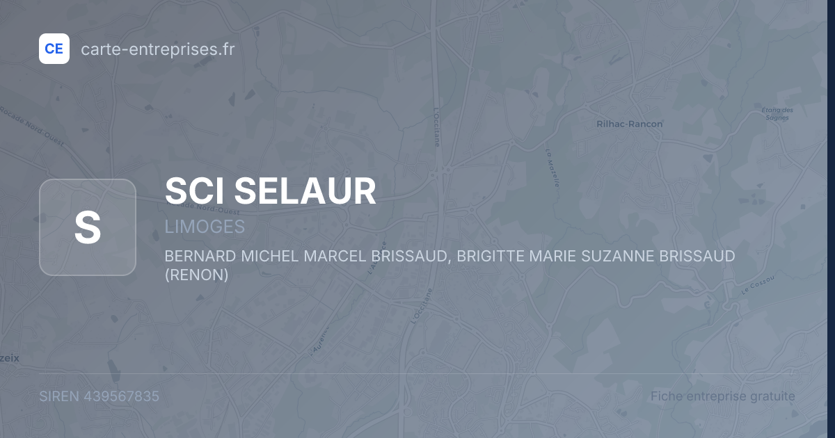 SCI SELAUR — 439567835 — fiche entreprise