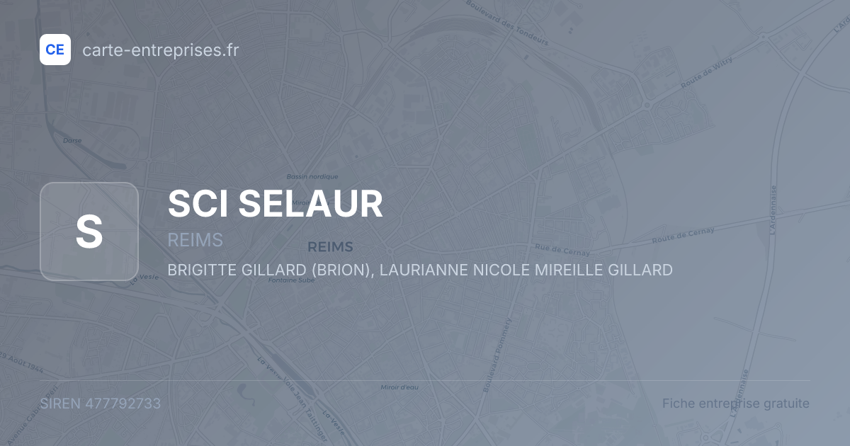 SCI SELAUR — 477792733 — fiche entreprise