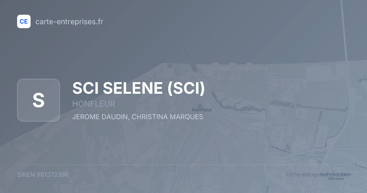 SCI SELENE (SCI) — 981372386 — fiche entreprise