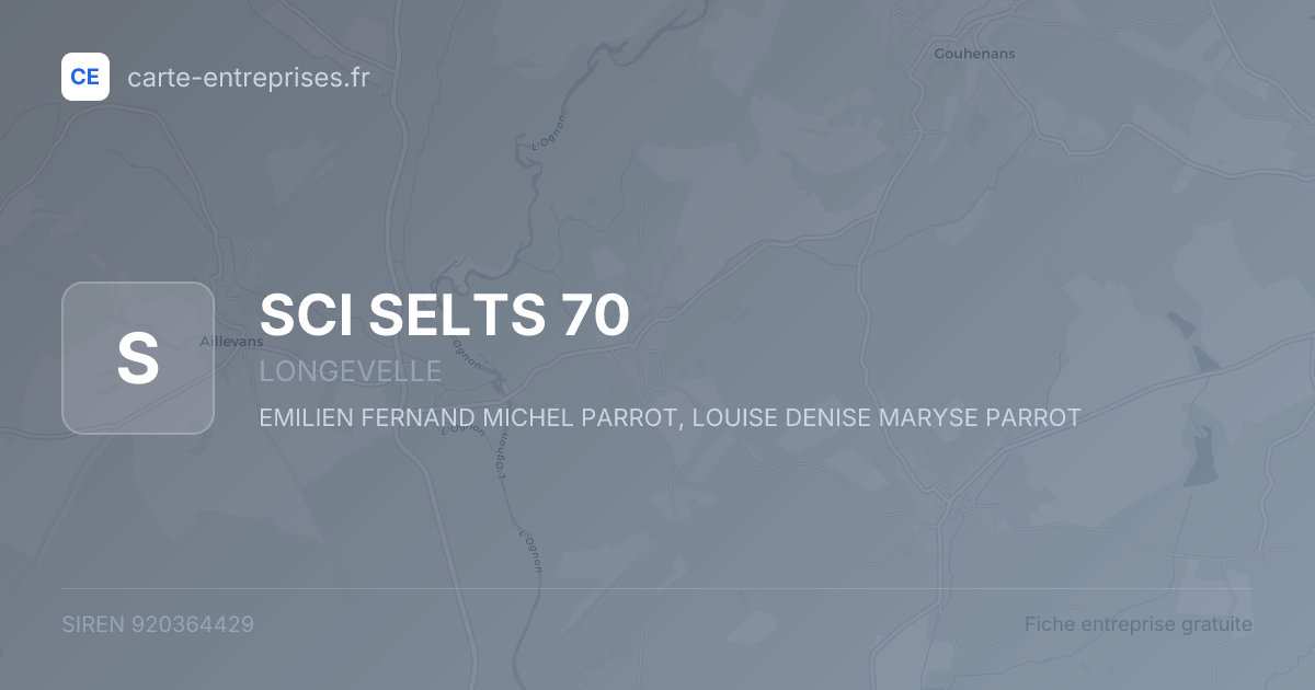 SCI SELTS 70 — 920364429 — fiche entreprise