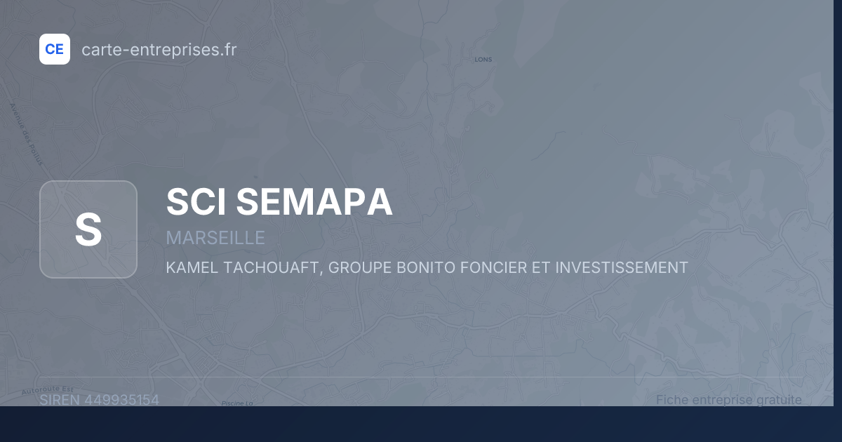 SCI SEMAPA — 449935154 — fiche entreprise