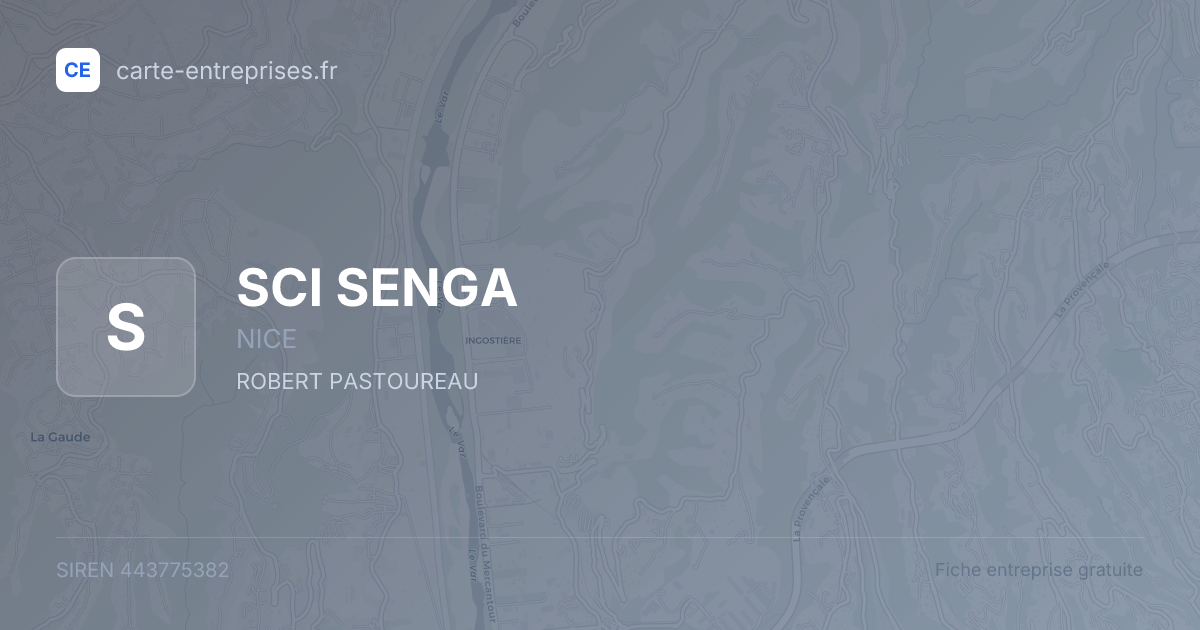 SCI SENGA — 443775382 — fiche entreprise