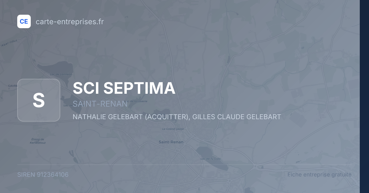 SCI SEPTIMA — 912364106 — fiche entreprise