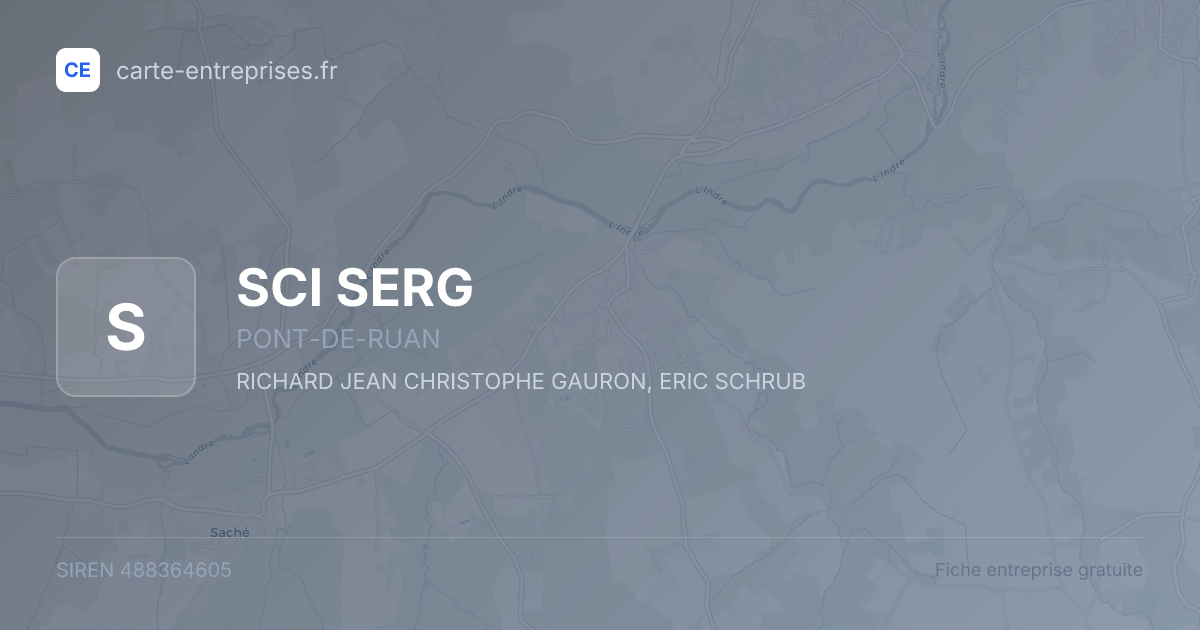 SCI SERG — 488364605 — fiche entreprise
