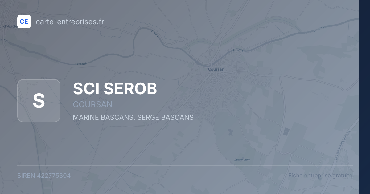 SCI SEROB — 422775304 — fiche entreprise