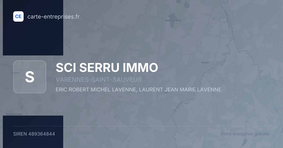 SCI SERRU IMMO — 489364844 — fiche entreprise