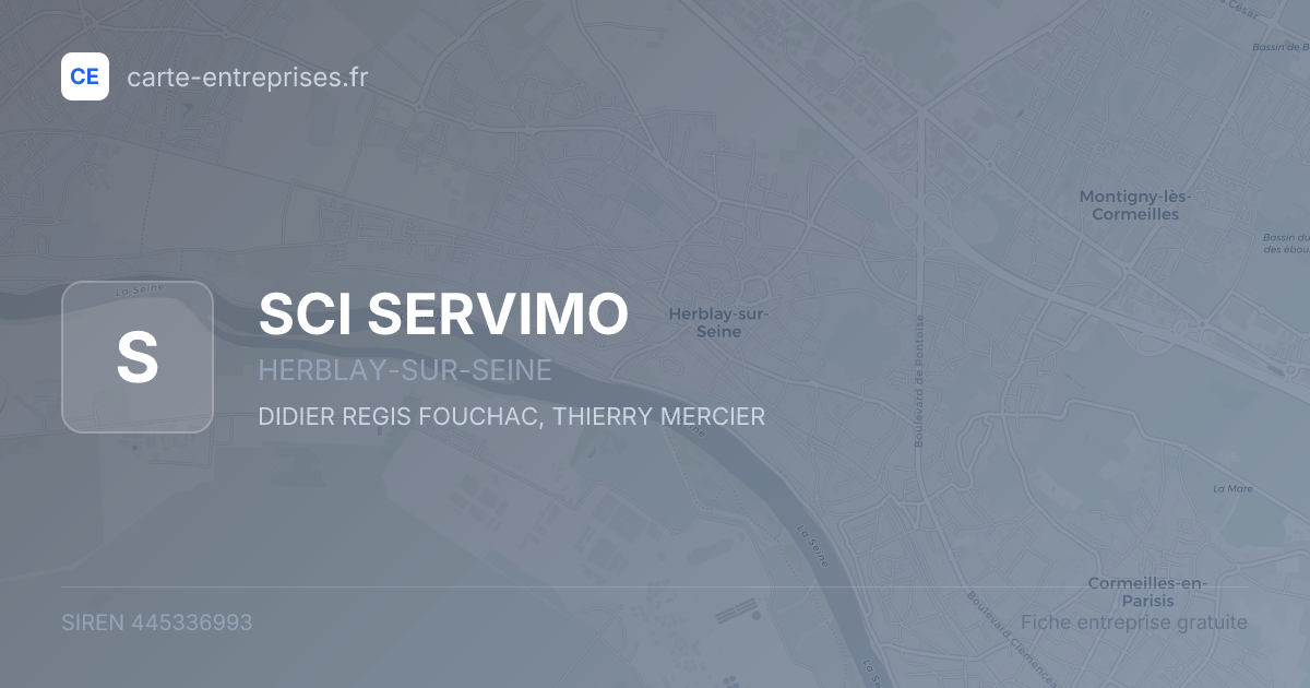 SCI SERVIMO — 445336993 — fiche entreprise