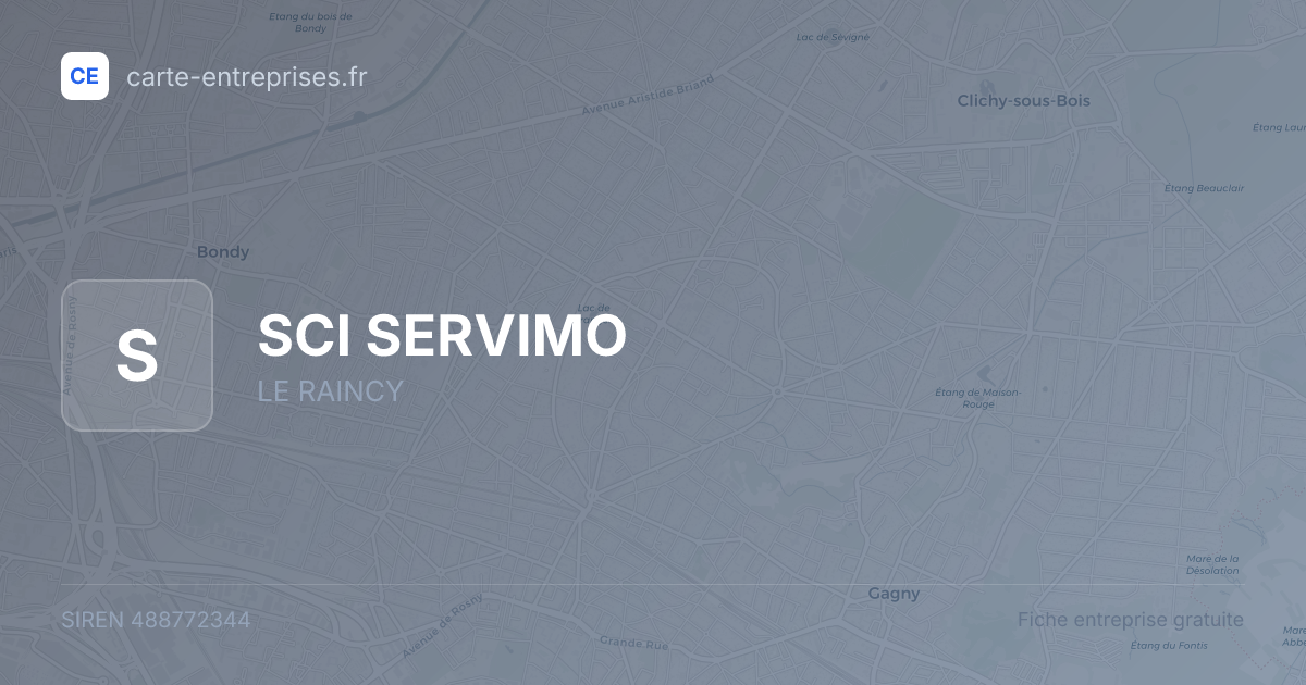 SCI SERVIMO — 488772344 — fiche entreprise