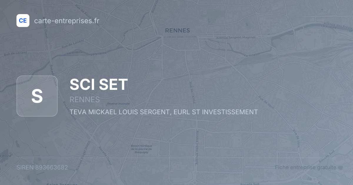 SCI SET — 893663682 — fiche entreprise