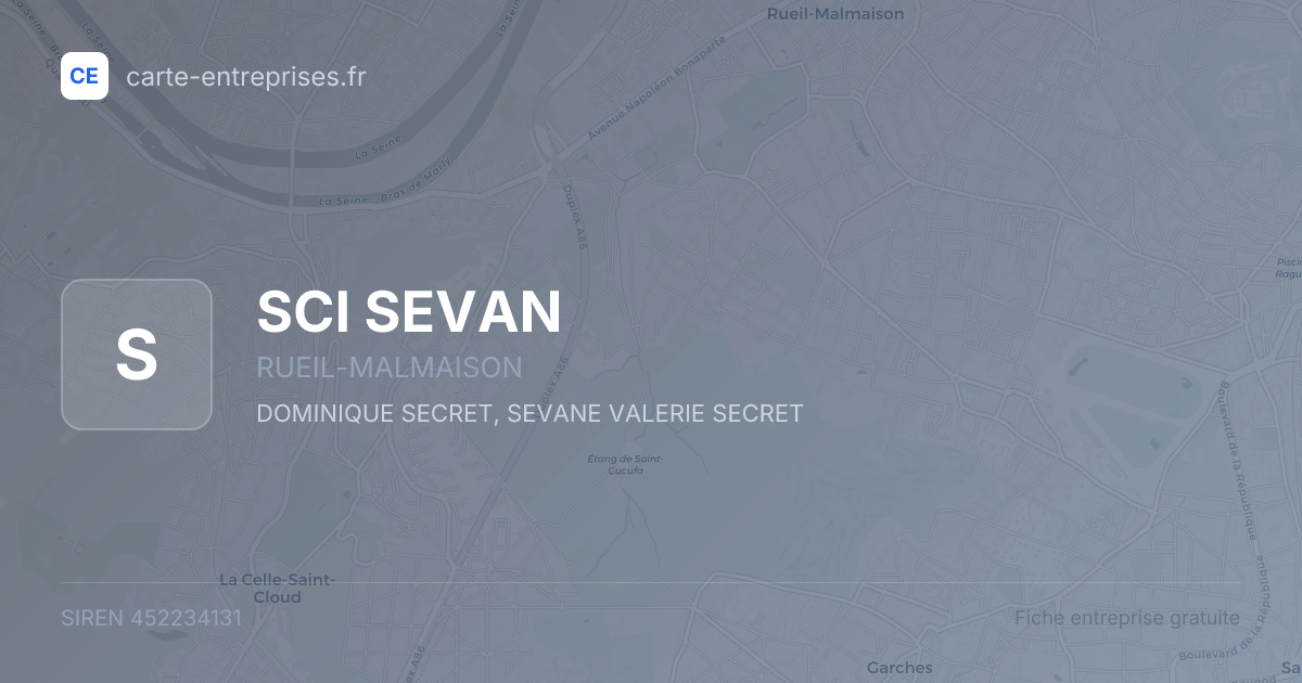 SCI SEVAN — 452234131 — fiche entreprise