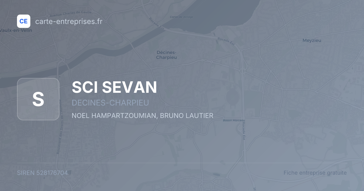 SCI SEVAN — 528176704 — fiche entreprise