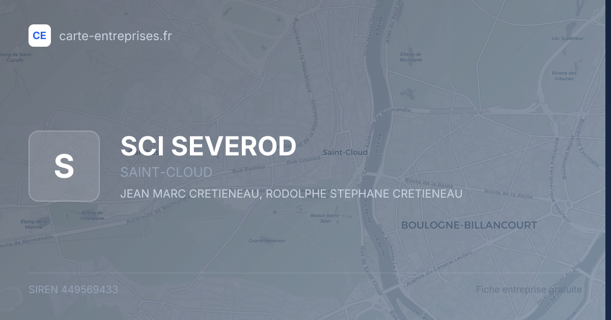 SCI SEVEROD — 449569433 — fiche entreprise