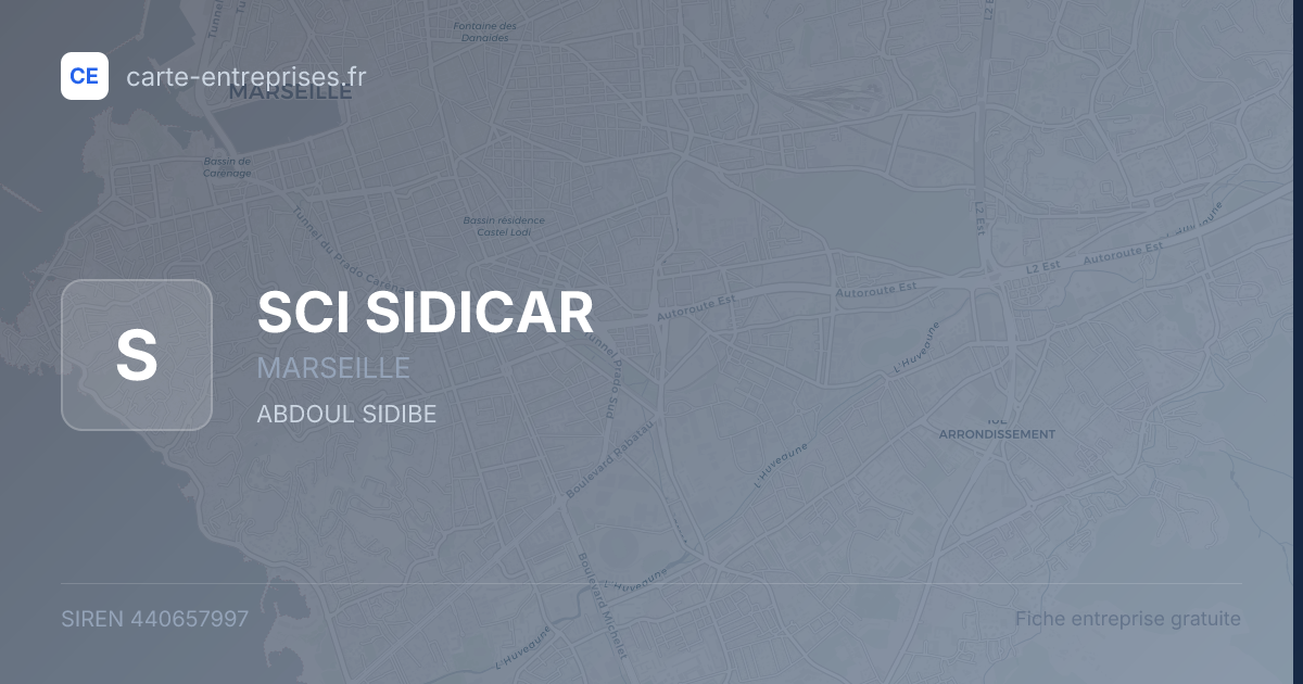 SCI SIDICAR — 440657997 — fiche entreprise