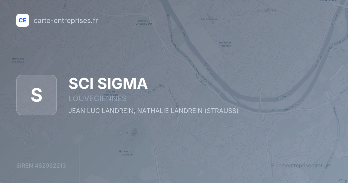 SCI SIGMA — 482062213 — fiche entreprise